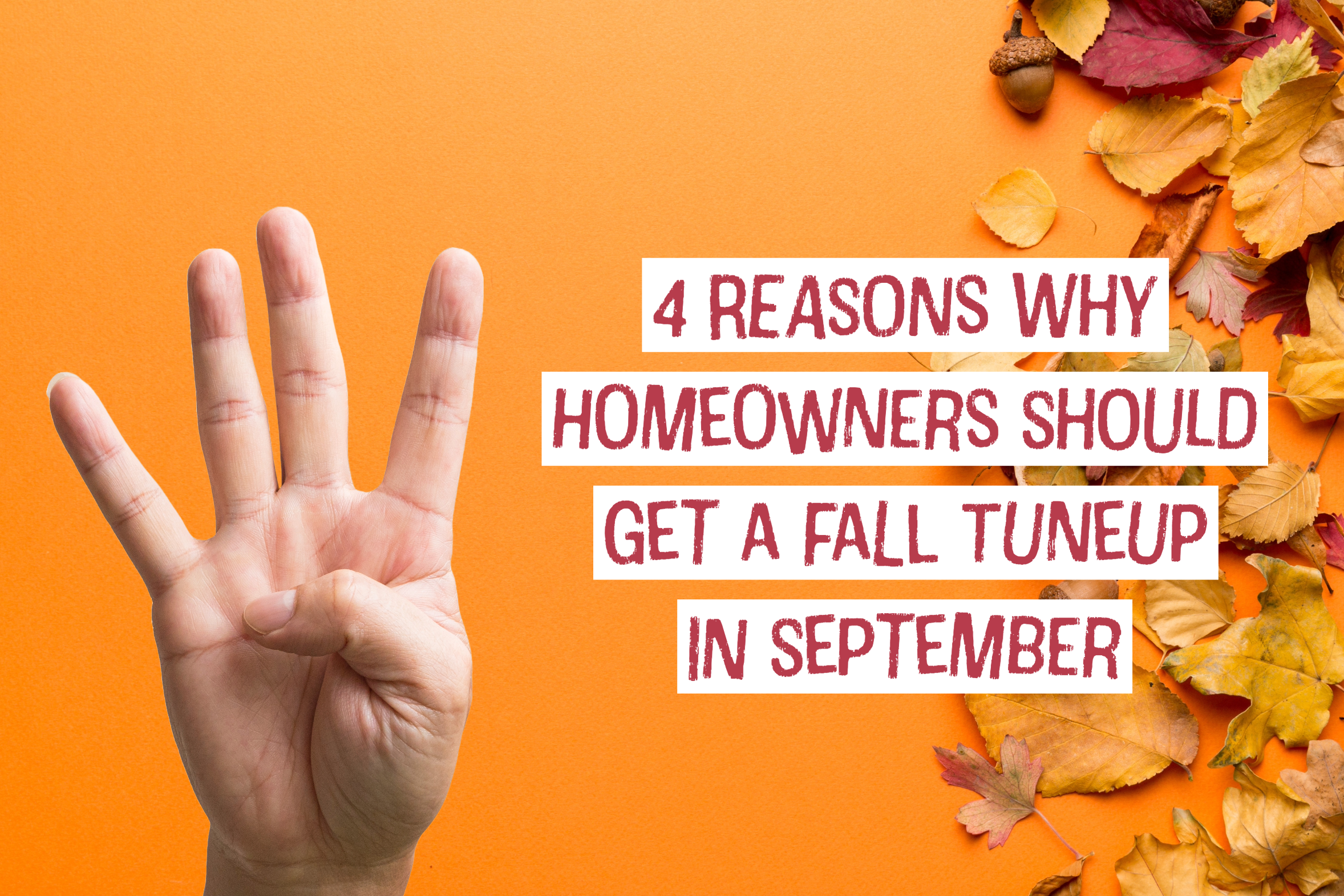 HVAC blog for Newark-Heath, Ohio HVAC company on 4 reasons why homeowners should get a fall tune-up in September.